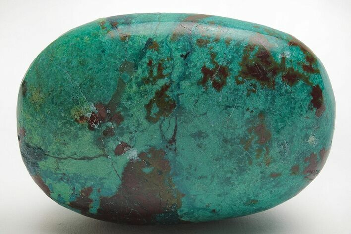 Polished, Vivid-Blue Chrysocolla Stone - Peru #210960